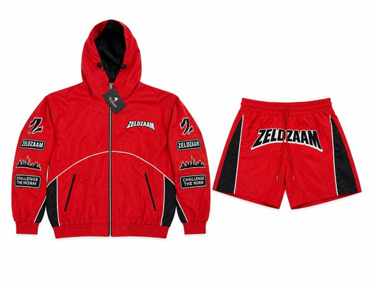 City Edition – Red Windbreaker Set