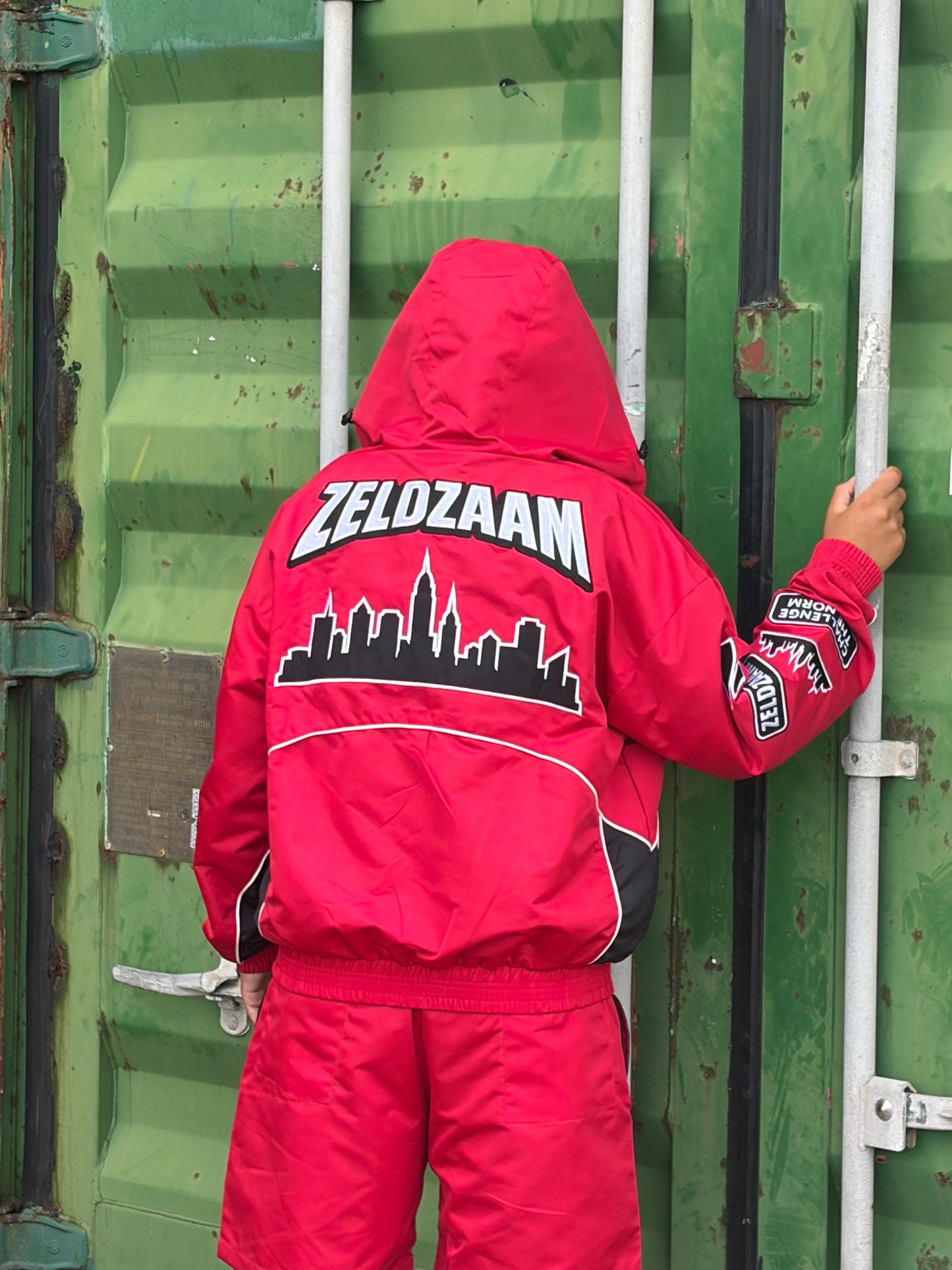 City Edition – Red Windbreaker Set