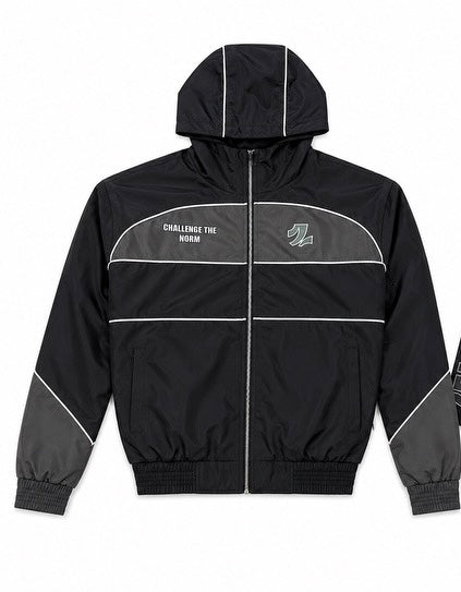 Noir Windbreaker Jacket (Zip Off Sleeves)