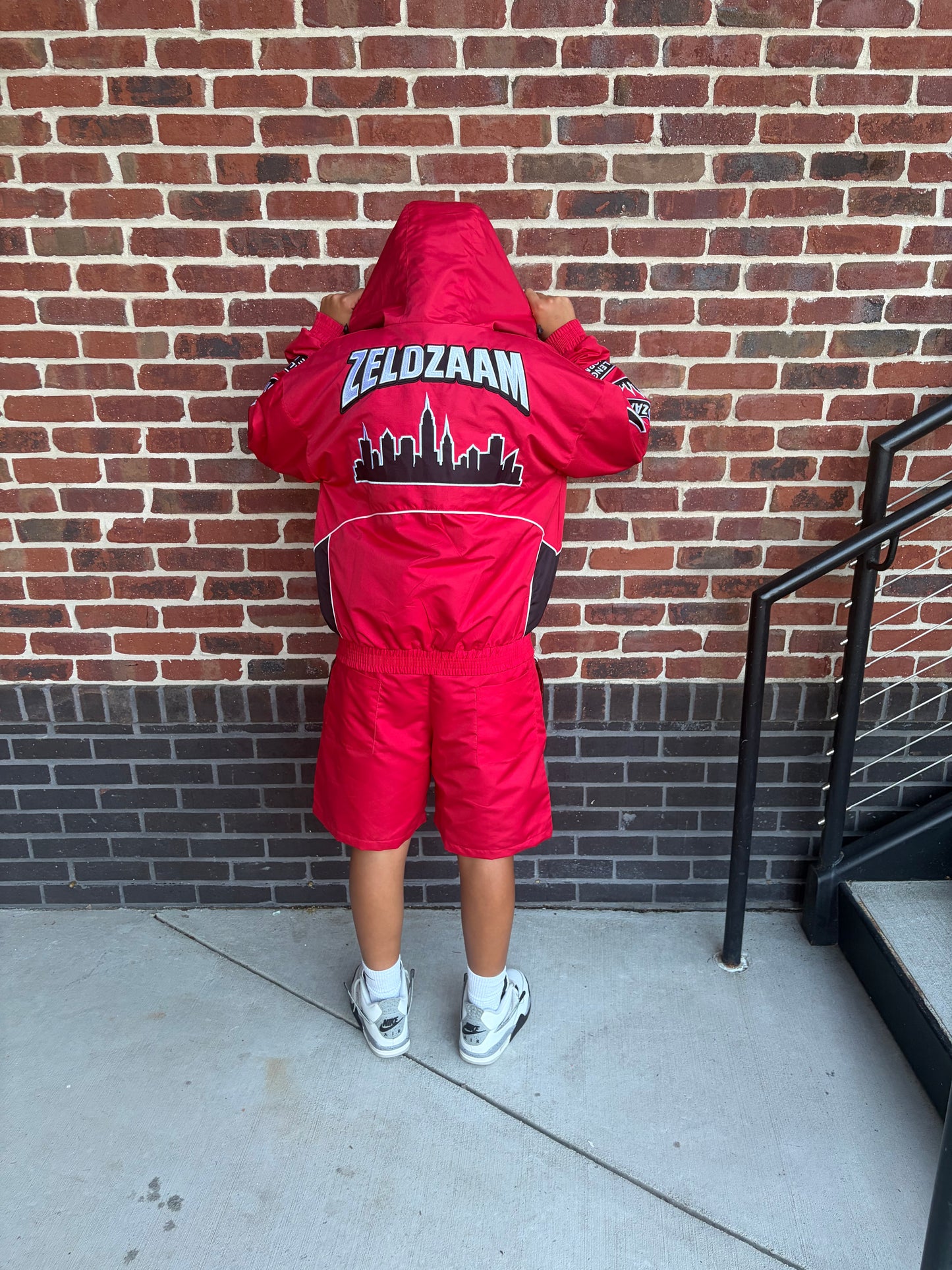 City Edition – Red Windbreaker Set