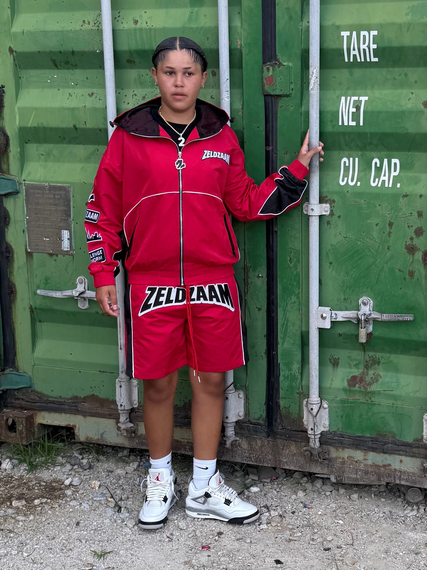City Edition – Red Windbreaker Set
